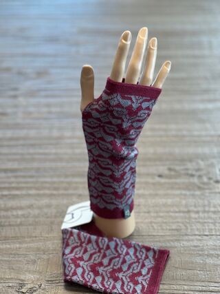 Alpaca Finger-less Gloves