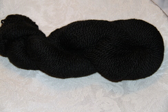 Photo of Yarn - Spun from Fine Fleece - Black
