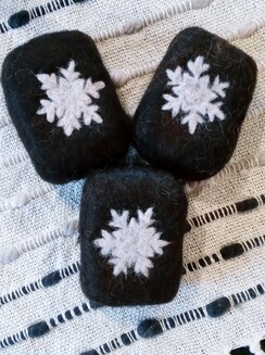 Holiday Felted Soaps