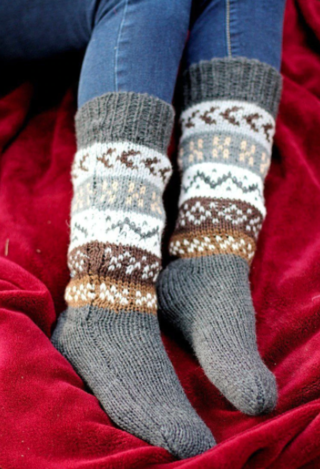 Long Alpaca Socks