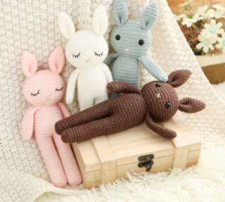 Handmade Crochet Wool Doll Rabbit Animal