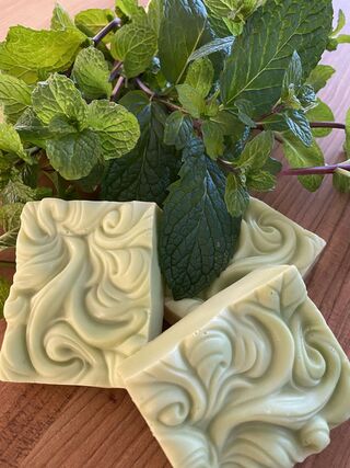 Garden Fresh Mint Goat Milk Soap