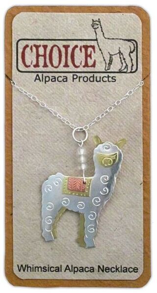 Whimsical Alpaca Necklace