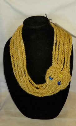 Photo of Crocheted Necklace Scarf