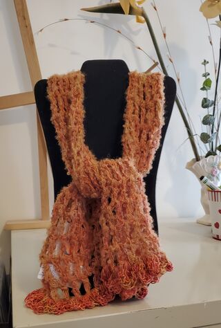 Photo of Amber Boucle Scarf