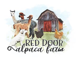 Red Door Alpaca Farm - Logo