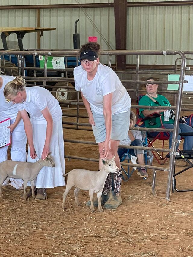 Jane and Mary went 1st and 2nd at their first show 