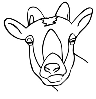 Hoppin F Goat Farm - Logo