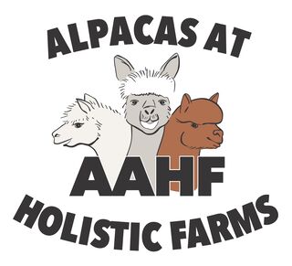 Alpacas at Holistic Farms - Logo