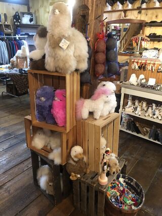 Stuffed animal post