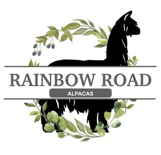 Rainbow Road Alpacas - Logo