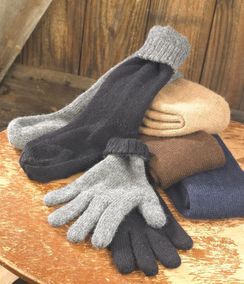 Reversible Alpaca Gloves 