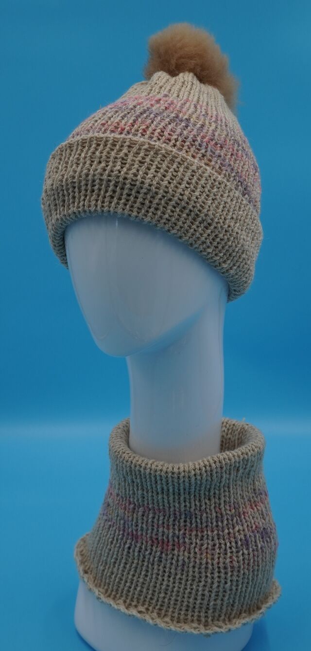  #2 with matching neck warmer (sold separately)