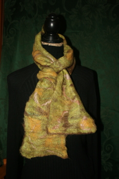 Hand Felted Alpaca Scarves - SOLD