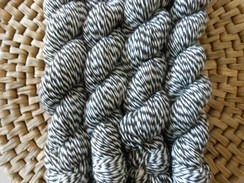 Black/White Barberpole Yarn !SOLD OUT!