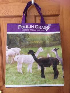 Photo of Reusable Tote Bag-Alpaca/Llama feed 
