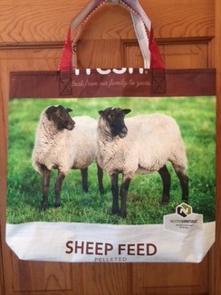 Photo of Reusable Tote Bag-SHEEP FEED