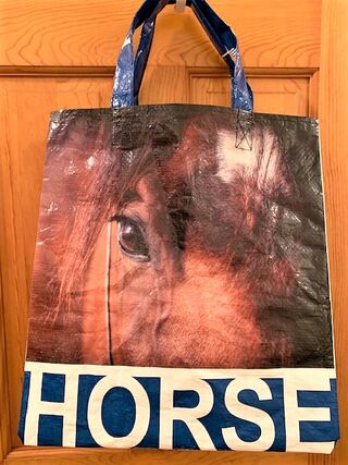 Photo of Reusable Tote Bag--HORSE Feed