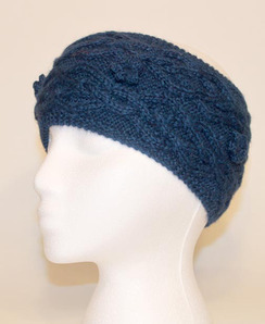 Cable-Knit Alpaca Headband - #1