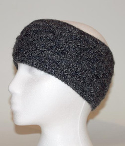 Cable-Knit Alpaca Headband - #4