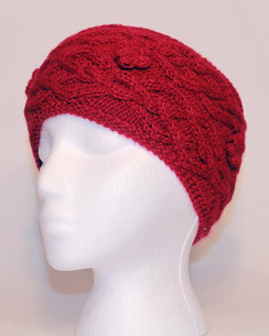 Cable-Knit Alpaca Headband - #5