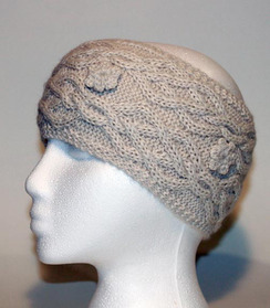 Cable-Knit Alpaca Headband - #6