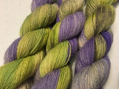 Alpaca Sock Yarn - Knuckles - Iris