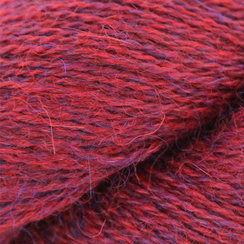 Alpaca Yarn - Lace - Heathered Burgundy