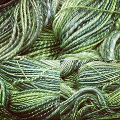 HandSpun/Dyed - Spring Green