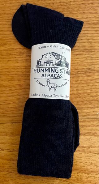 Humming Star Alpaca Trouser Socks/Ladies