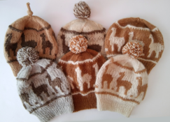 Custom knit Alpaca hat
