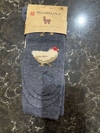 Sock with Chicken Design