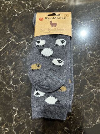 Sock with Sheep Design