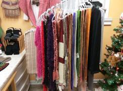 You will find plenty of beautiful felted, knitted and woven items in the store also