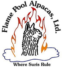 Flame Pool Alpacas - Logo