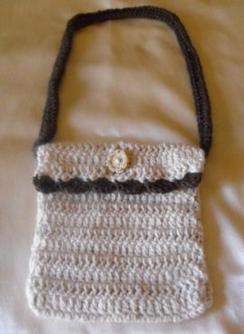 Crochet Purse with Shoulder Strap