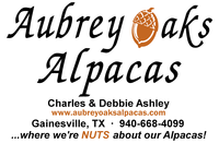 Aubrey Oaks Alpacas - Logo