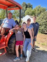 Chaffin family helps with show prep
