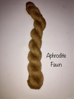 100% Suri Yarn Natural Fawn Aphrodite