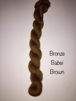 100% Suri Yarn Natural Babei Brown