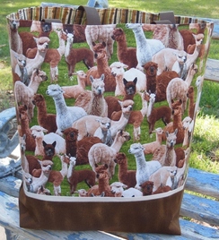 Tote Bag - Alpaca Print