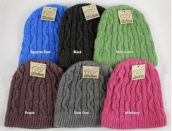 Cable Knit Beanie (Dyed)