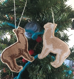 Custom Alpaca Fiber Ornament