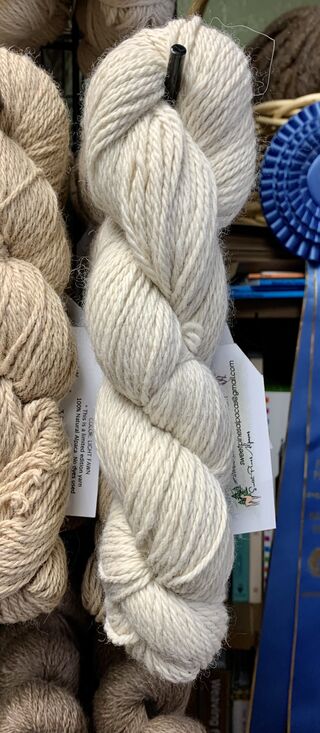 3 Ply Worsted - White