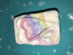 Felted soaps