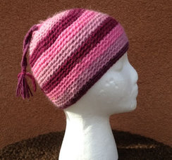 Lollypop Line Hat Rose/Maroon/Pink