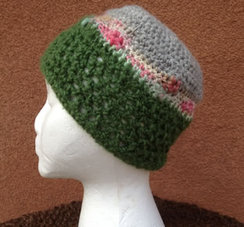Lollypop Line Hat: Green/LollyBand/Grey