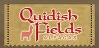 Quidish Fields Alpacas   YARN FARM STORE - Logo