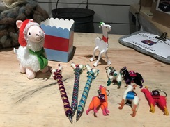 Our handspun pens and keychains from Peru make great party favors!