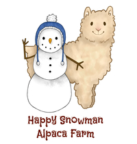 Happy Snowman Alpaca Farm - Logo